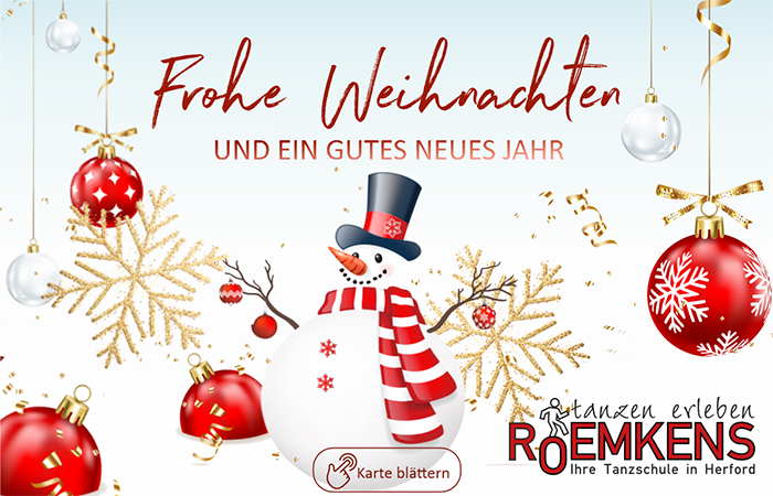Weihnachtskarte Vorderseite